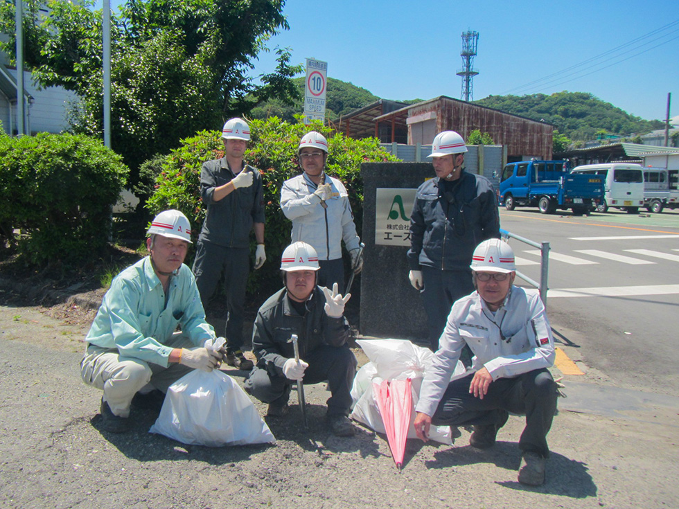 5月7日に清掃活動を行いました。